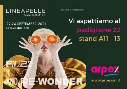 Arpex trade fair 22 – 24 September – Lineapelle Milano